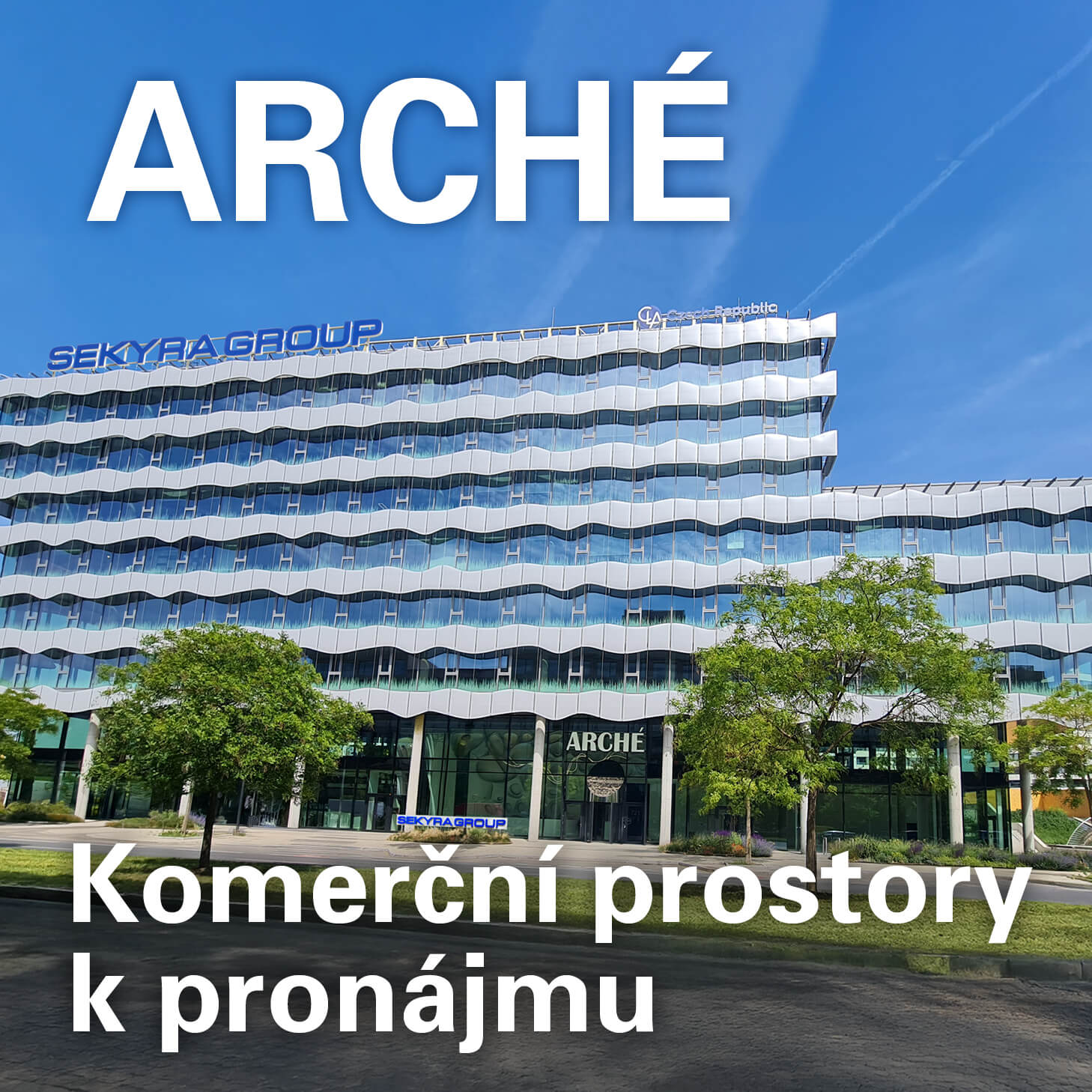 Komerční prostory Arché k pronájmu