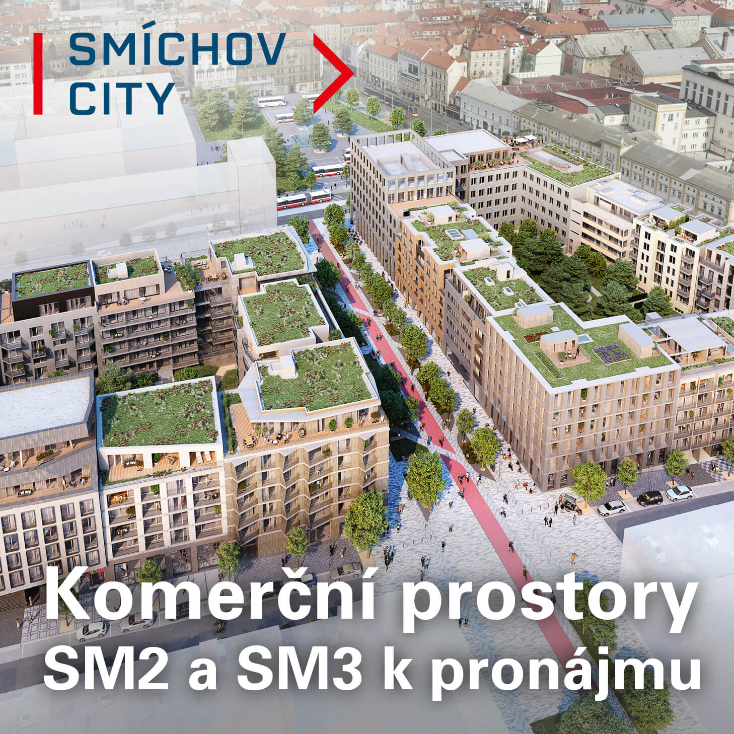 Komerční prostory SM2 a SM3 k pronájmu